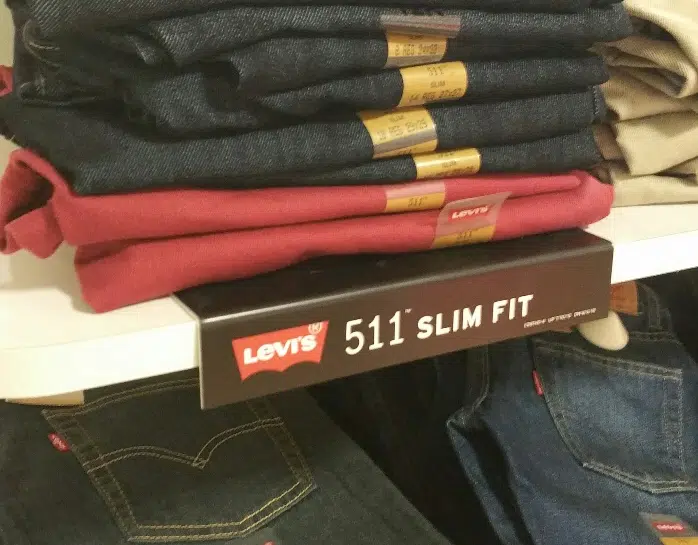 LEVI Shelf Talker | BAW Plastics Inc.