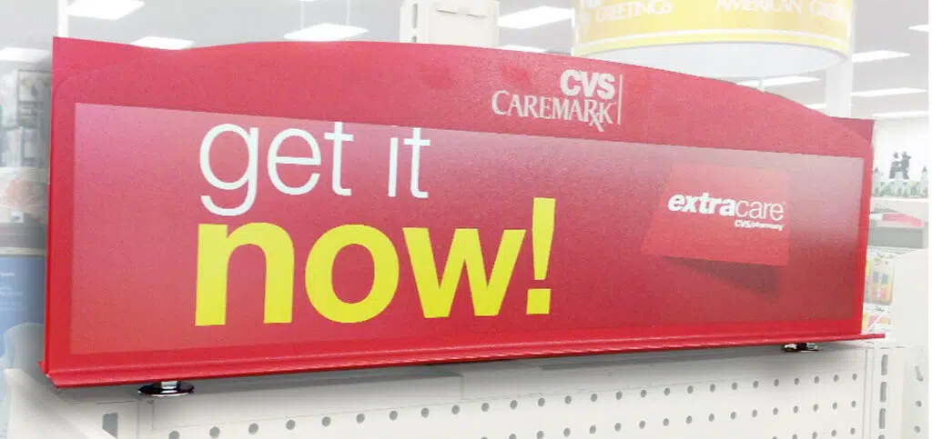 Imprinted Endcap Sign copy | BAW Plastics Inc. | BAW Plastics Inc.