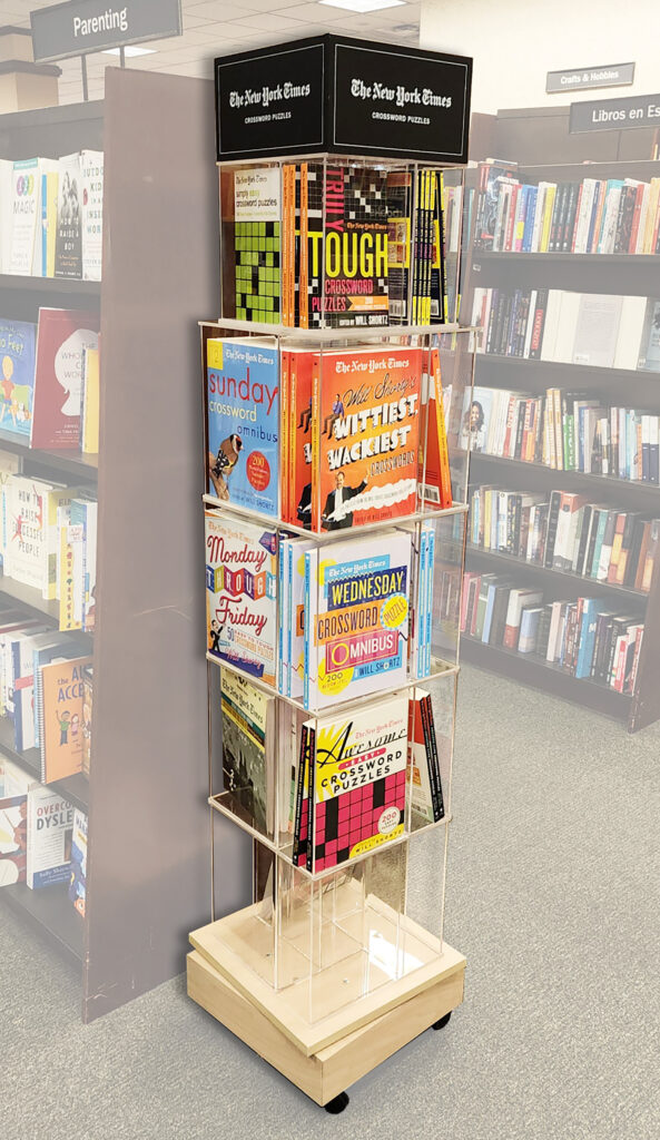 NYT Crossword Puzzle Book Display copy | BAW Plastics Inc. | BAW Plastics Inc.